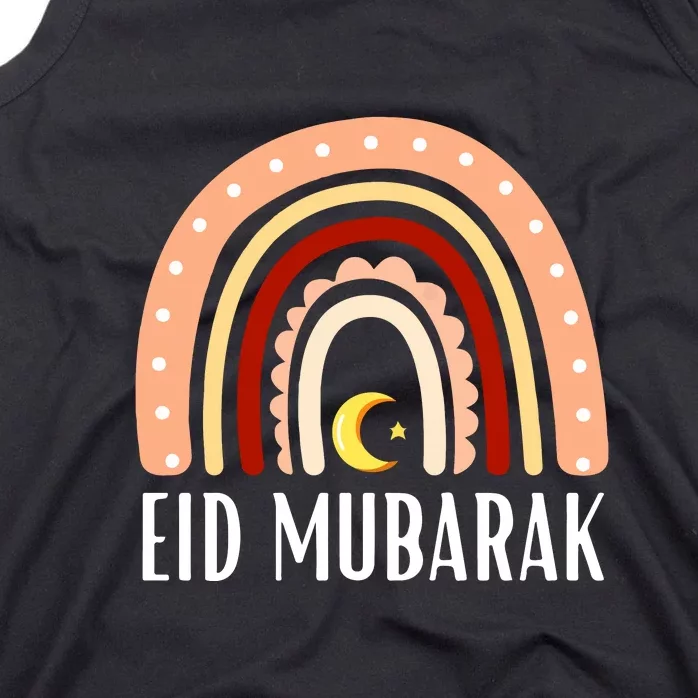 Rainbow Eid Mubarak Gift For Ramadan Mubarak Tank Top