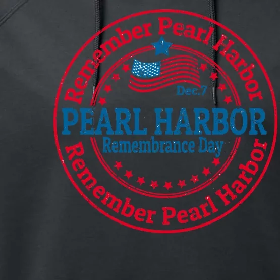 Remeber Pearl Harbor Performance Fleece Hoodie