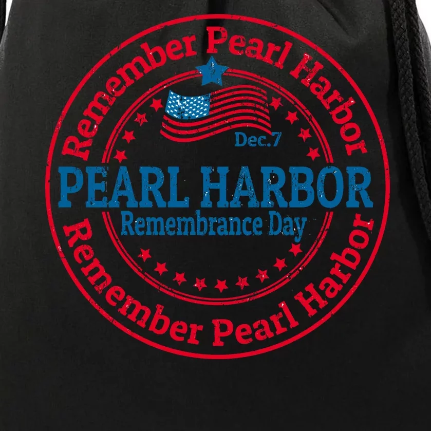 Remeber Pearl Harbor Drawstring Bag