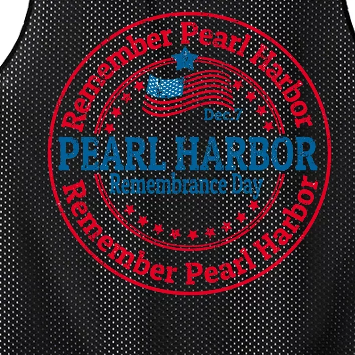 Remeber Pearl Harbor Mesh Reversible Basketball Jersey Tank