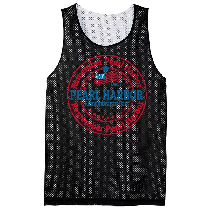 Remeber Pearl Harbor Mesh Reversible Basketball Jersey Tank