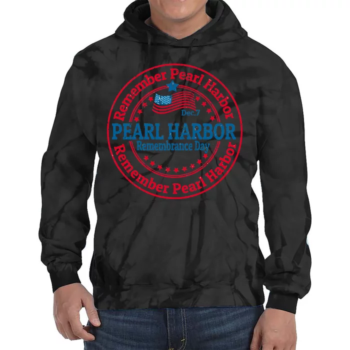 Remeber Pearl Harbor Tie Dye Hoodie