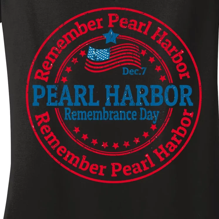 Remeber Pearl Harbor Women's V-Neck T-Shirt