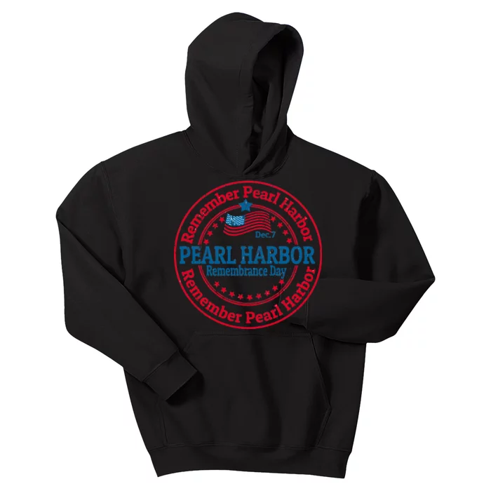 Remeber Pearl Harbor Kids Hoodie