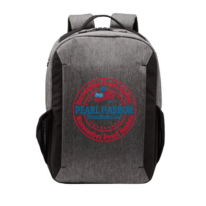 Remeber Pearl Harbor Vector Backpack