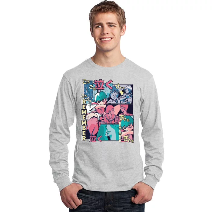 Remember Anime Tall Long Sleeve T-Shirt