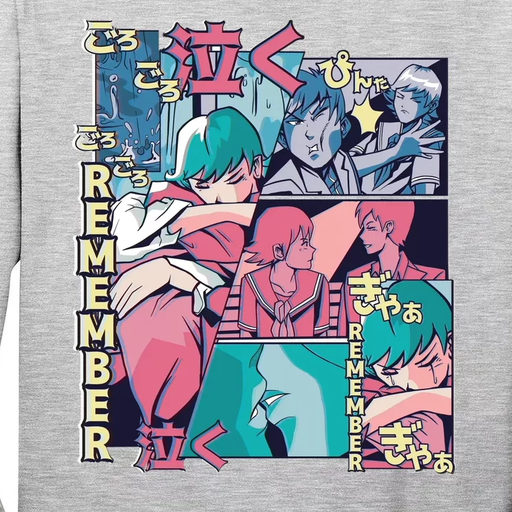 Remember Anime Tall Long Sleeve T-Shirt