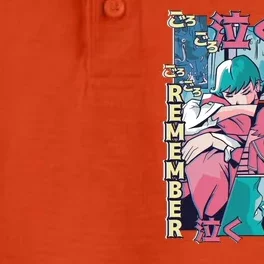 Remember Anime Dry Zone Grid Performance Polo