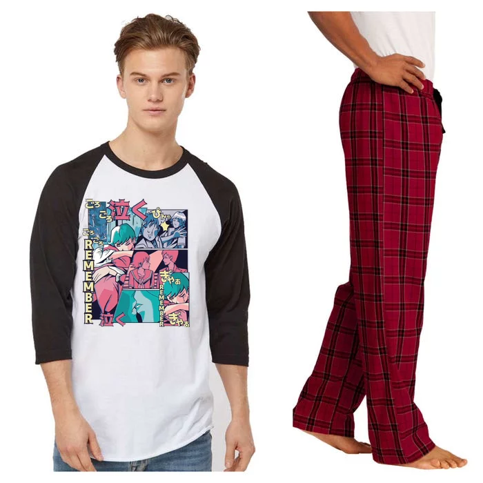 Remember Anime Raglan Sleeve Pajama Set