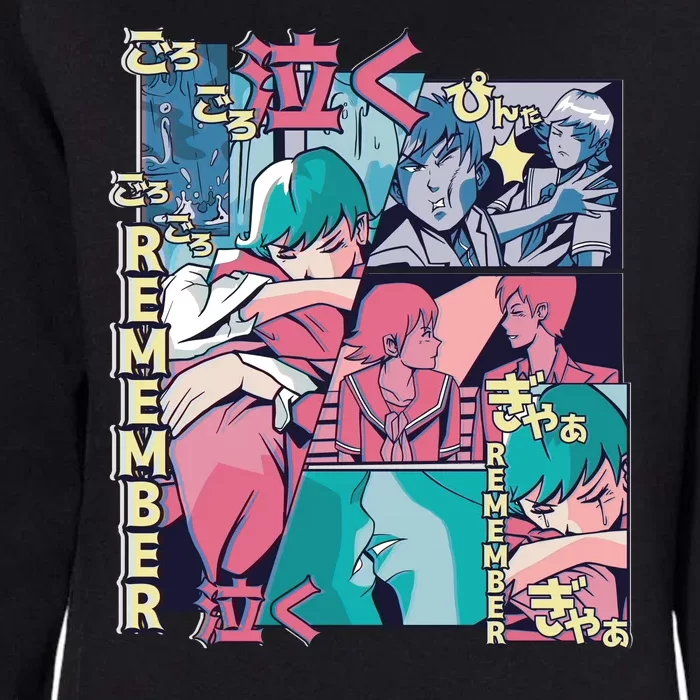 Remember Anime Womens California Wash Sweatshirt