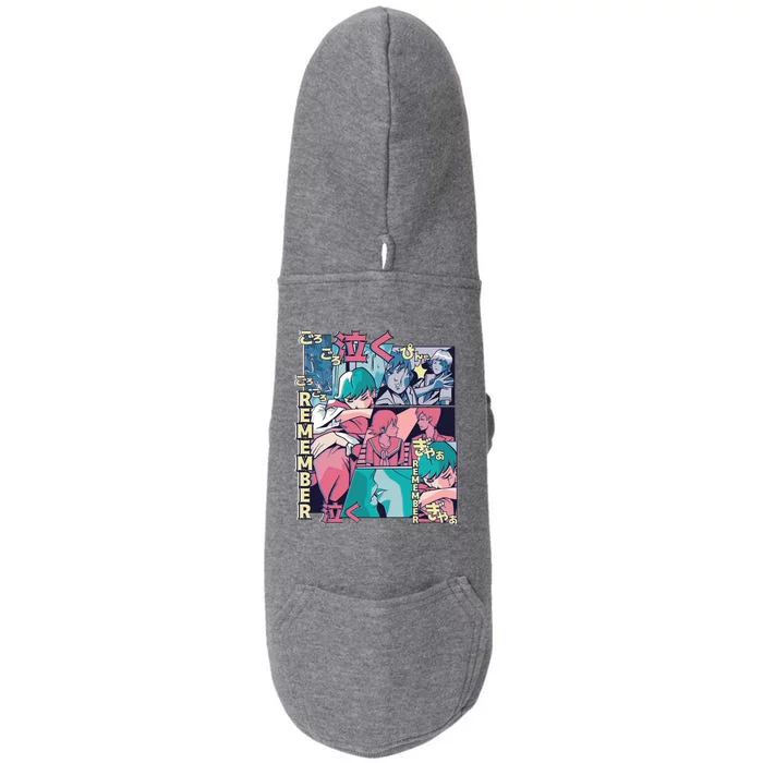 Remember Anime Doggie 3-End Fleece Hoodie