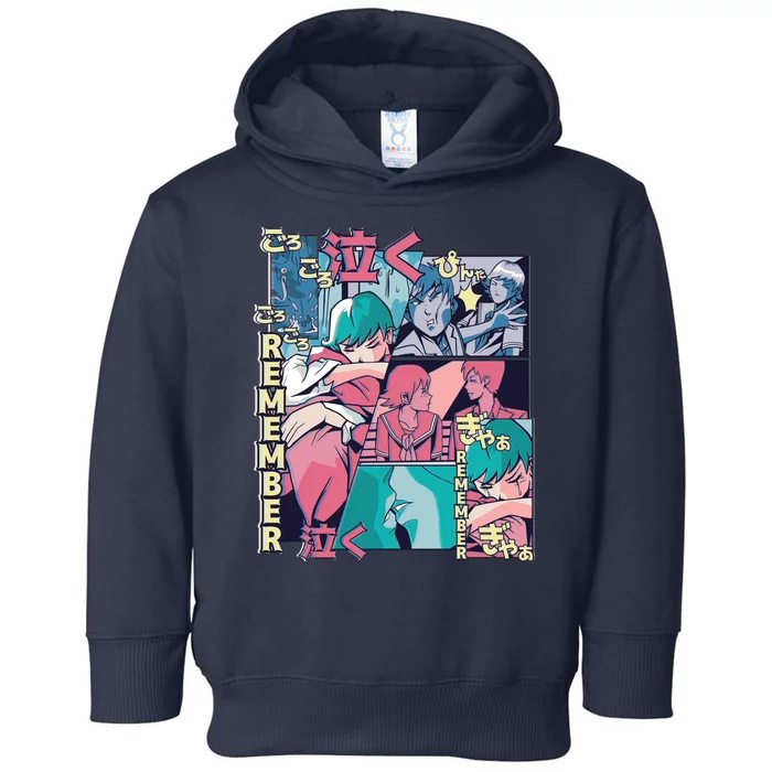 Remember Anime Toddler Hoodie