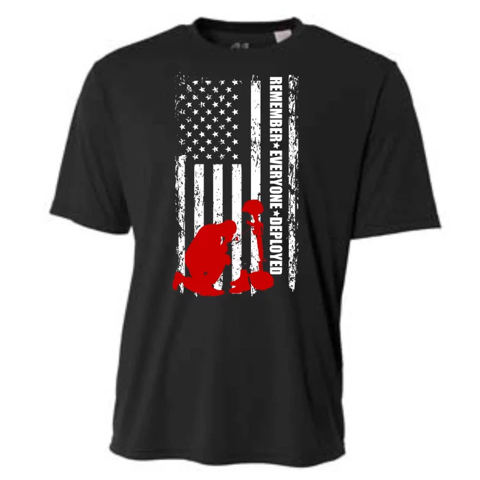 Remember Everyone Deployed Support Our Troops Cooling Performance Crew T-Shirt