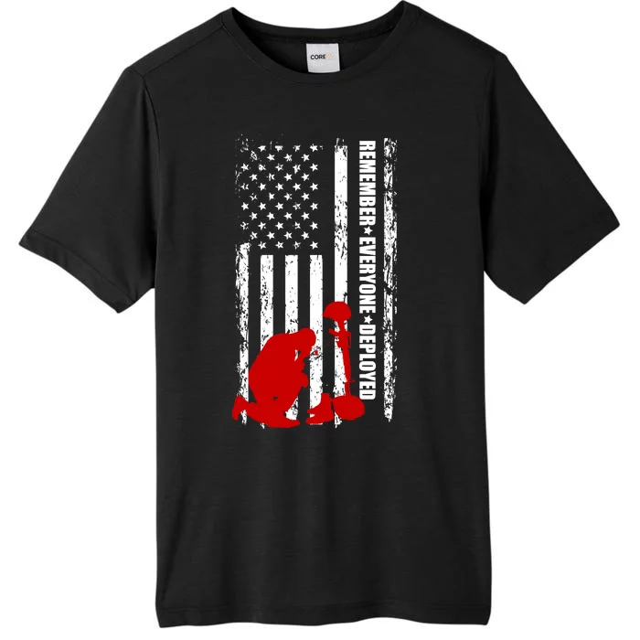 Remember Everyone Deployed Support Our Troops ChromaSoft Performance T-Shirt