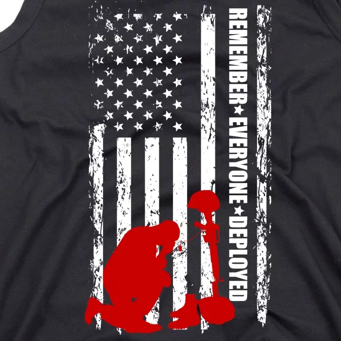 Remember Everyone Deployed Support Our Troops Tank Top