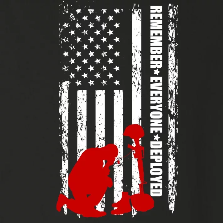 Remember Everyone Deployed Support Our Troops Toddler Long Sleeve Shirt