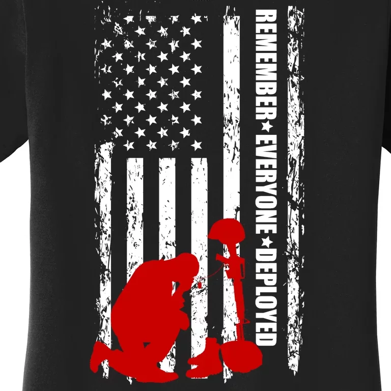 Remember Everyone Deployed Support Our Troops Women's T-Shirt