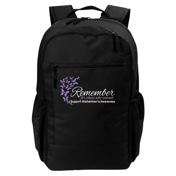 Remember For Those Who Cannot Alzheimers Awareness Daily Commute Backpack