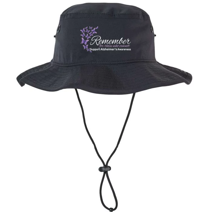 Remember For Those Who Cannot Alzheimers Awareness Legacy Cool Fit Booney Bucket Hat