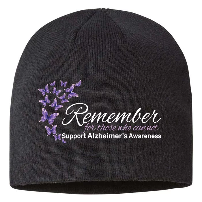 Remember For Those Who Cannot Alzheimers Awareness 8 1/2in Sustainable Knit Beanie