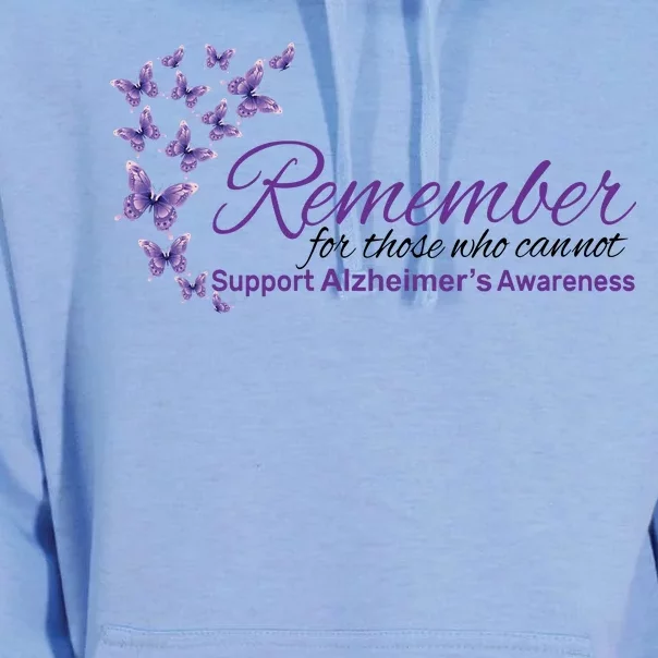 Remember For Those Who Cannot Alzheimers Awareness Unisex Surf Hoodie