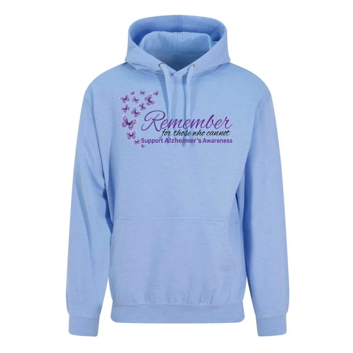 Remember For Those Who Cannot Alzheimers Awareness Unisex Surf Hoodie