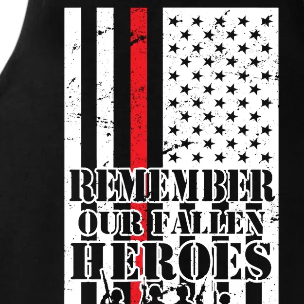 Remember Our Fallen Heroes Ladies Tri-Blend Wicking Tank