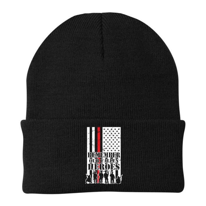 Remember Our Fallen Heroes Knit Cap Winter Beanie