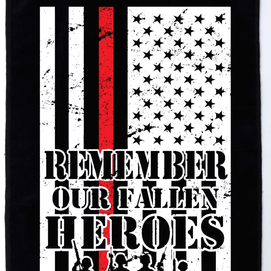 Remember Our Fallen Heroes Platinum Collection Golf Towel