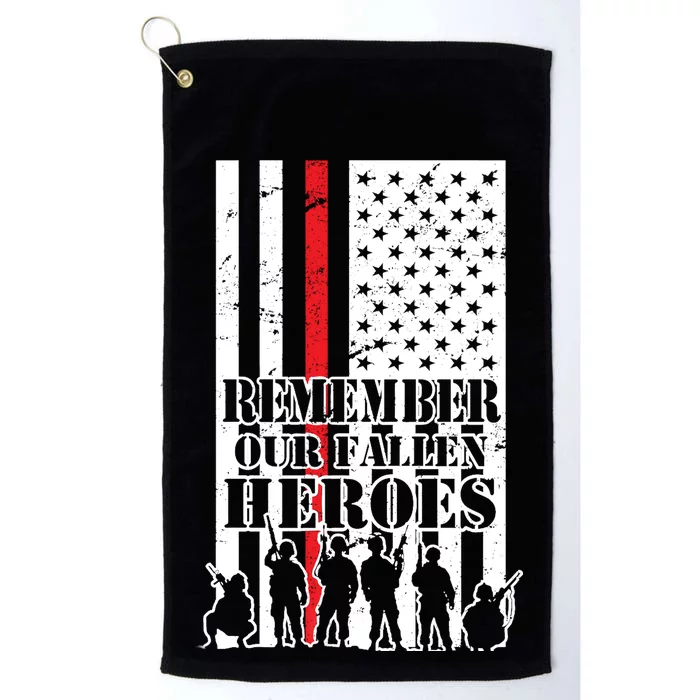 Remember Our Fallen Heroes Platinum Collection Golf Towel