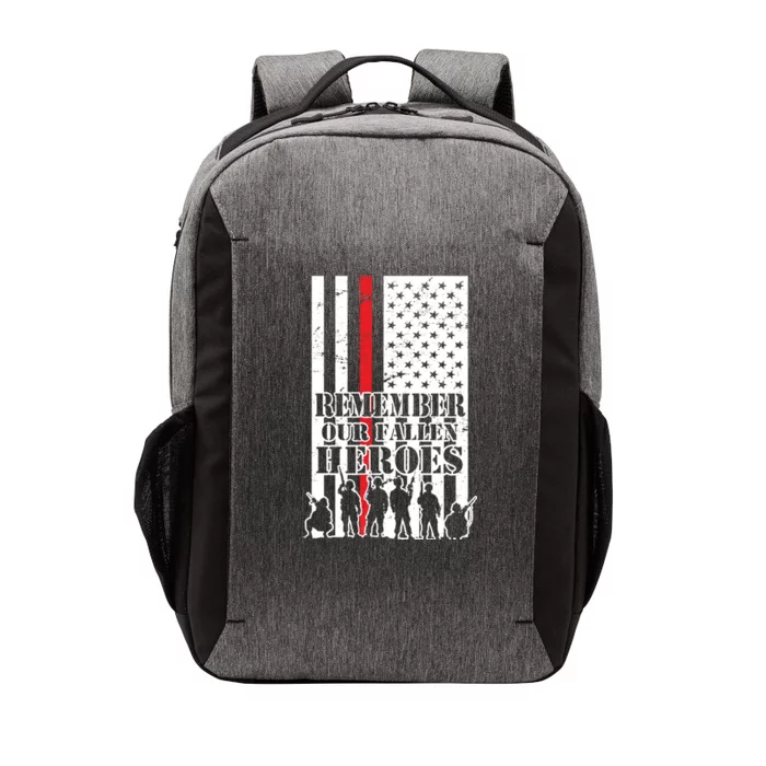 Remember Our Fallen Heroes Vector Backpack