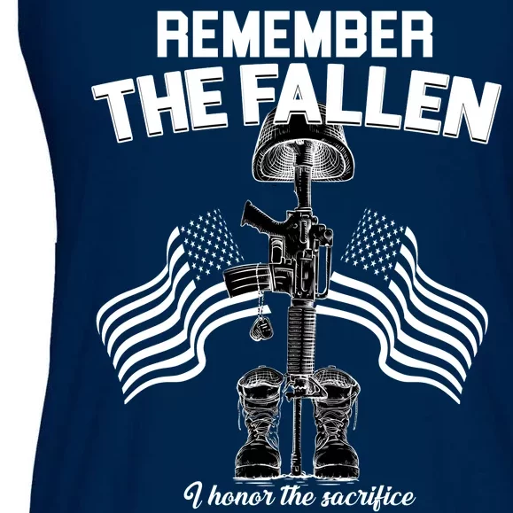 Remember The Fallen Ladies Essential Flowy Tank