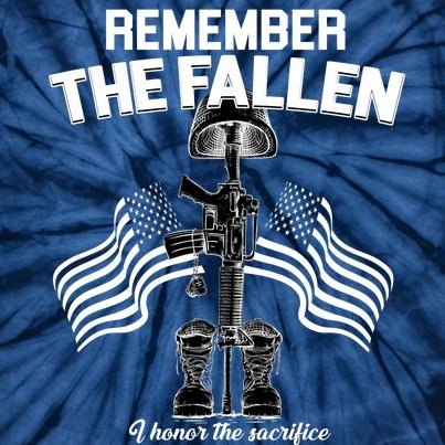 Remember The Fallen Tie-Dye T-Shirt