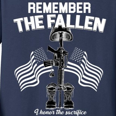 Remember The Fallen Kids Long Sleeve Shirt