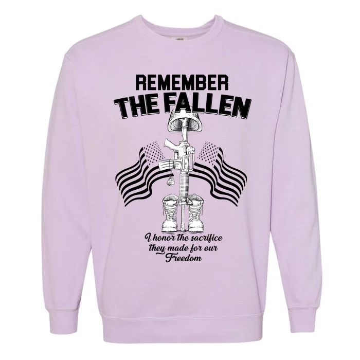 Remember The Fallen Garment-Dyed Sweatshirt