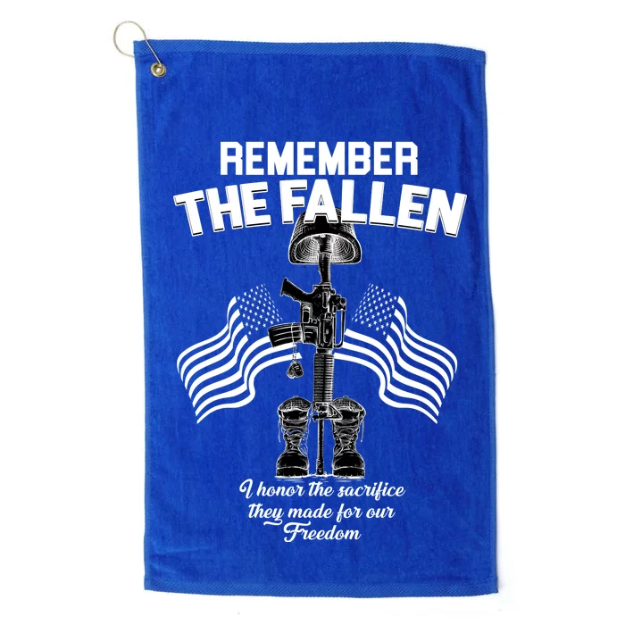 Remember The Fallen Platinum Collection Golf Towel