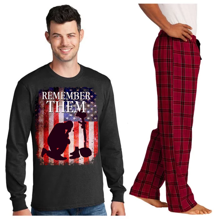 Remember Them Memorial Day Long Sleeve Pajama Set