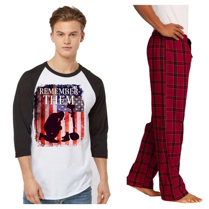 Remember Them Memorial Day Raglan Sleeve Pajama Set