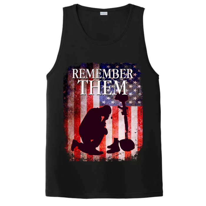 Remember Them Memorial Day Performance Tank