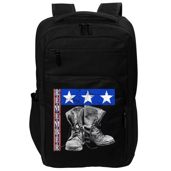 Remember Veteran Combat Boots Impact Tech Backpack