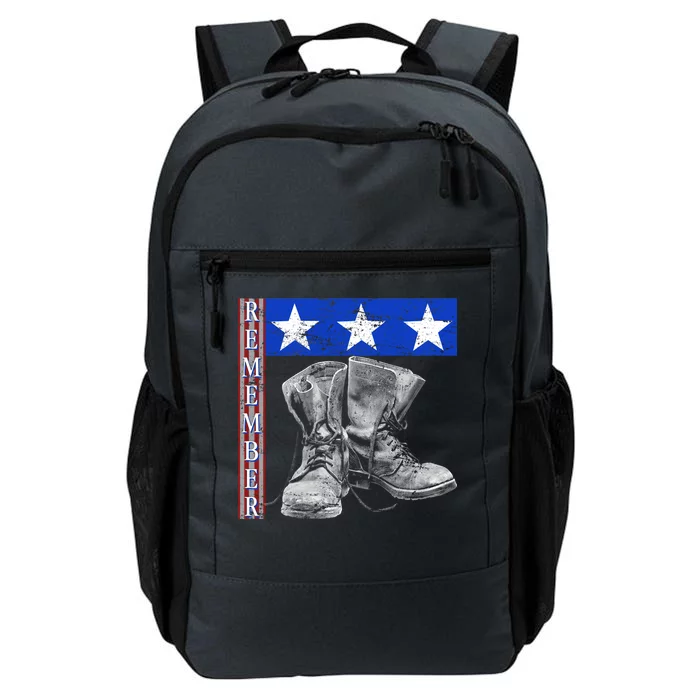 Remember Veteran Combat Boots Daily Commute Backpack