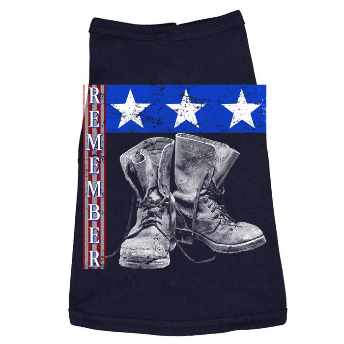 Remember Veteran Combat Boots Doggie Tank