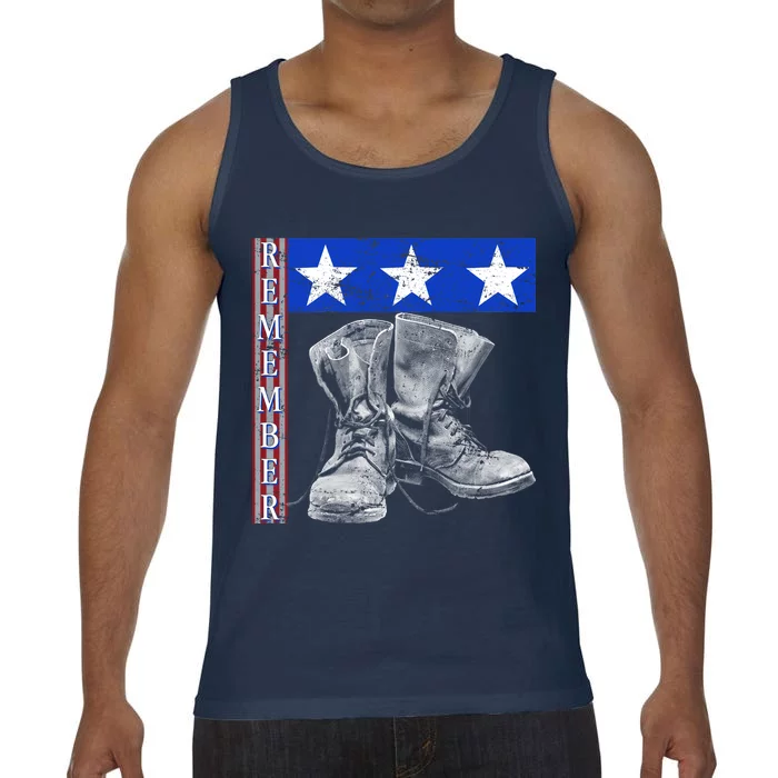 Remember Veteran Combat Boots Comfort Colors® Tank Top