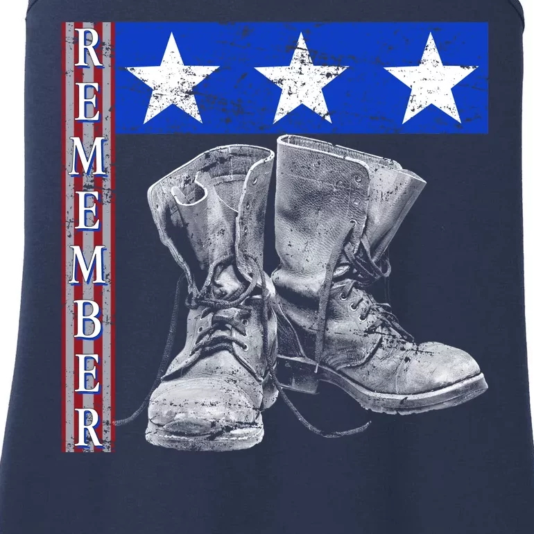 Remember Veteran Combat Boots Ladies Essential Tank