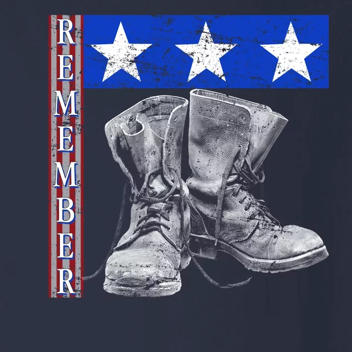 Remember Veteran Combat Boots Toddler Long Sleeve Shirt