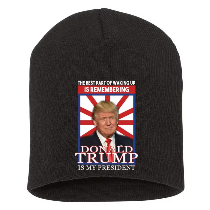 Remembering Donald Trump Is My President Short Acrylic Beanie