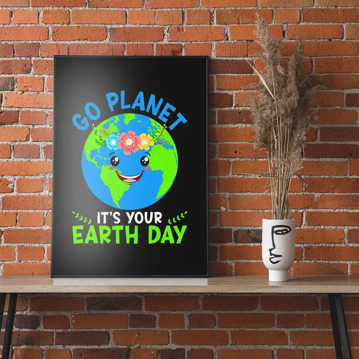 Restore Earth Nature Planet Cute Earth Day Poster