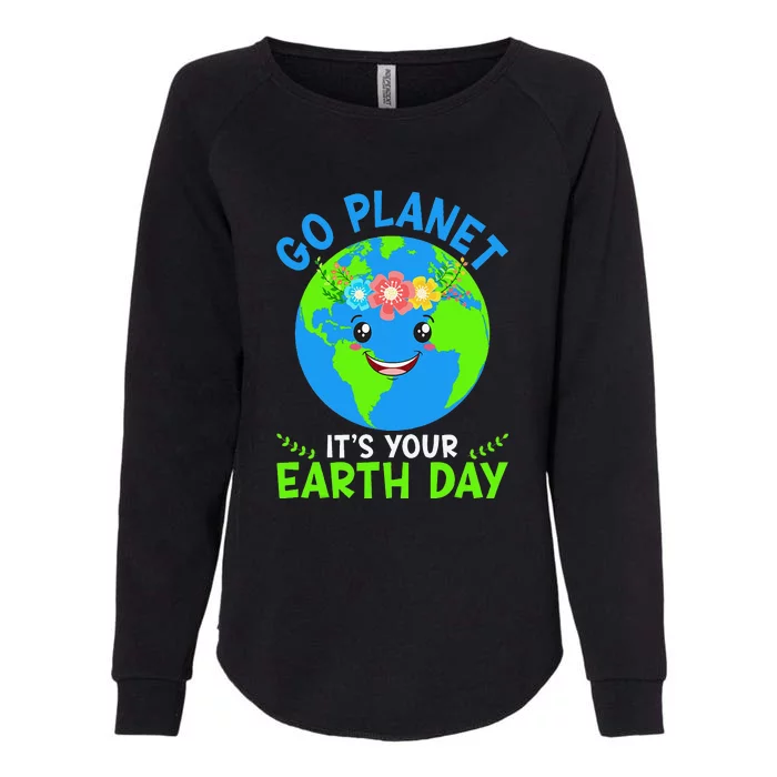 Restore Earth Nature Planet Cute Earth Day Womens California Wash Sweatshirt