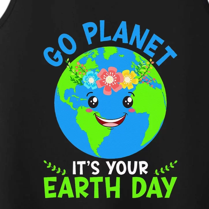 Restore Earth Nature Planet Cute Earth Day Performance Tank