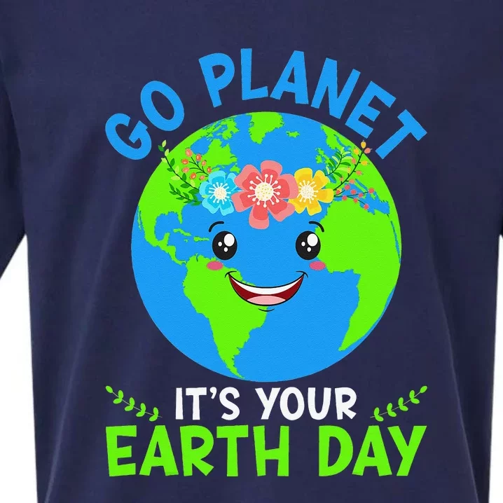 Restore Earth Nature Planet Cute Earth Day Sueded Cloud Jersey T-Shirt